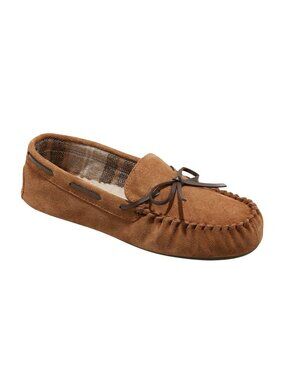 NWT Goodfellow & Co Mens Topher Moccasin Slippers 91308410 Chestnut Brown 9M
